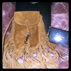 Saint Laurent Anita Mini Flat Shoulder Bag